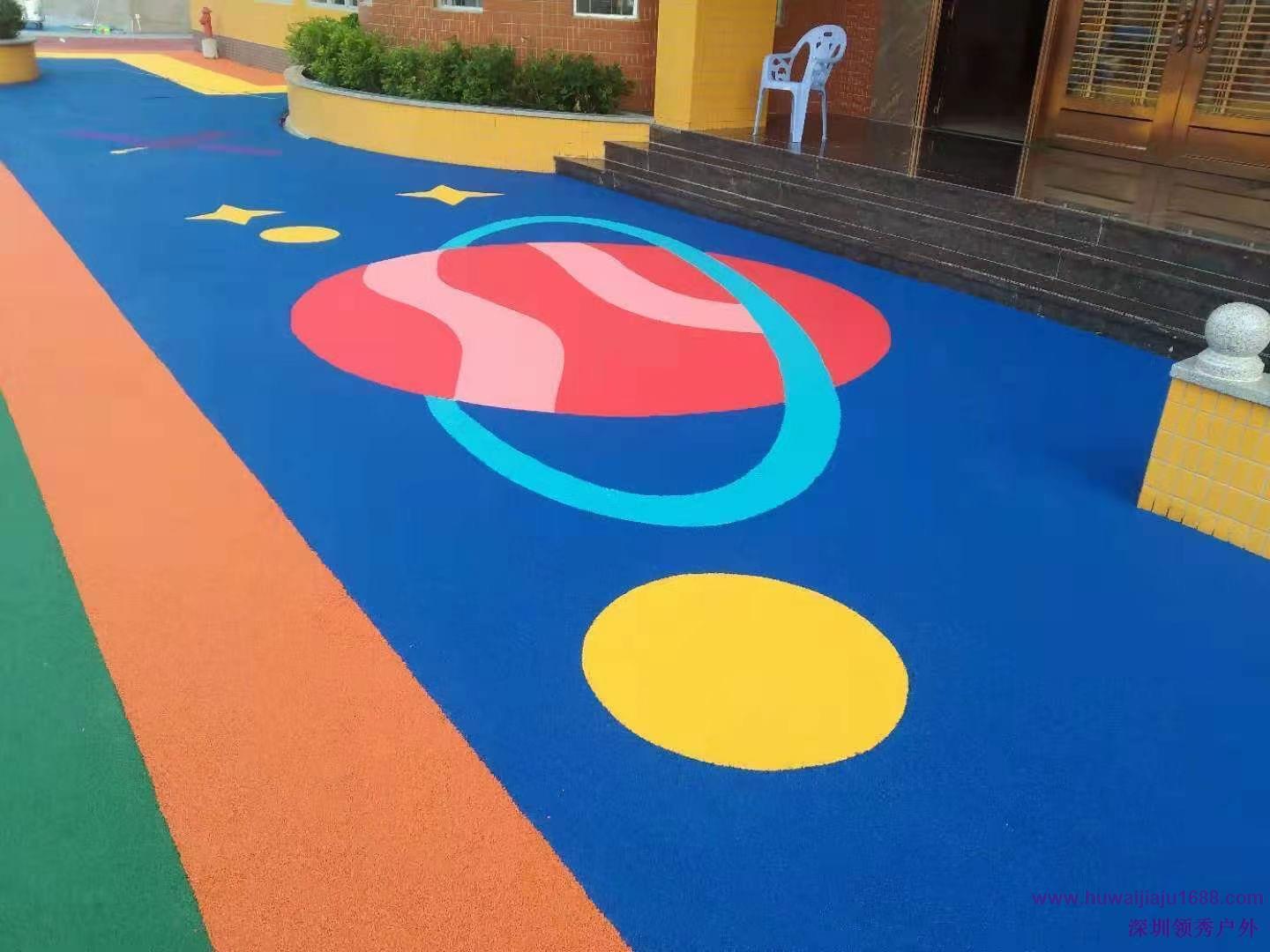 深圳奥德宝幼儿园塑胶活动场地材料及设计施工